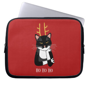 Sarcastic Christmas Cat Laptopschutzhülle