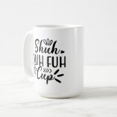 Sarcastic Coffee Lover Geschenk Kaffeetasse (Vorderseite Links)