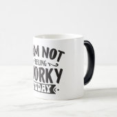 Sarcastic Coffee Quotes Verwandlungstasse (VorderseiteRechts)