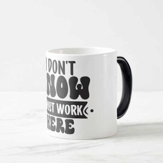 Sarcastic Coffee Quotes Verwandlungstasse (VorderseiteRechts)