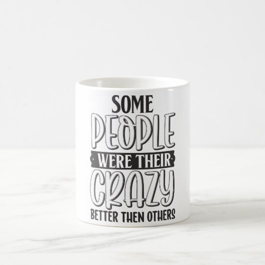 Sarcastic Coffee Quotes Verwandlungstasse (Mittel)