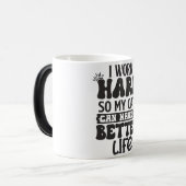 Sarcastic Coffee Quotes Verwandlungstasse (Vorderseite Links)