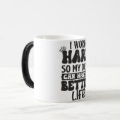 Sarcastic Coffee Quotes Verwandlungstasse (Vorderseite Links)