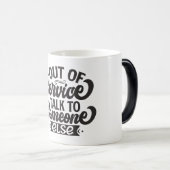 Sarcastic Coffee Quotes Verwandlungstasse (VorderseiteRechts)