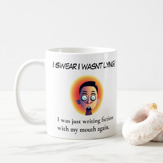 Sarcastic Coffee Tasse (Mit Donut)