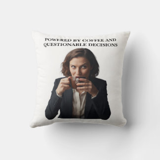 Sarcastic Coffee Throw Kissen