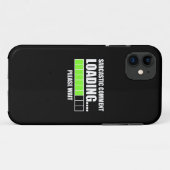Sarcastic Comment Loading...Bitte warten Case-Mate iPhone Hülle (Rückseite (Horizontal))