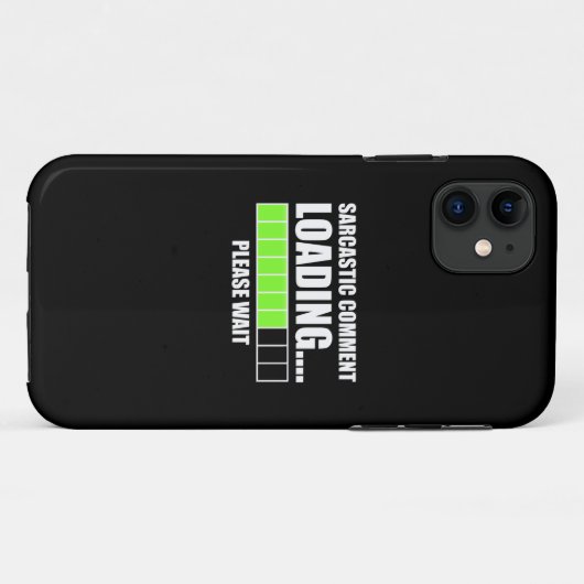 Sarcastic Comment Loading...Bitte warten Case-Mate iPhone Hülle (Rückseite (Horizontal))