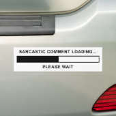 Sarcastic Commit Loading Autoaufkleber (Auf Auto)