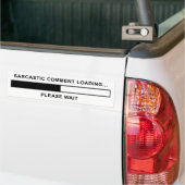 Sarcastic Commit Loading Autoaufkleber (Auf Lkw)