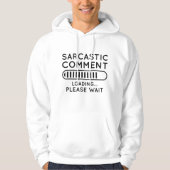 Sarcastic Commit Loading Hoodie (Vorderseite)