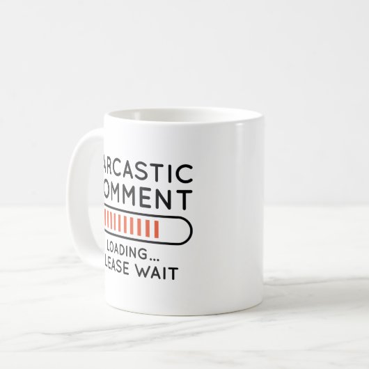 Sarcastic Commit Loading Kaffeetasse (Vorderseite Links)