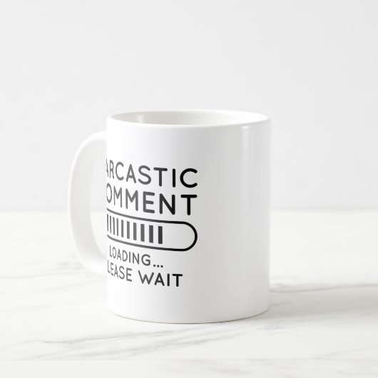 Sarcastic Commit Loading Kaffeetasse (Vorderseite Links)