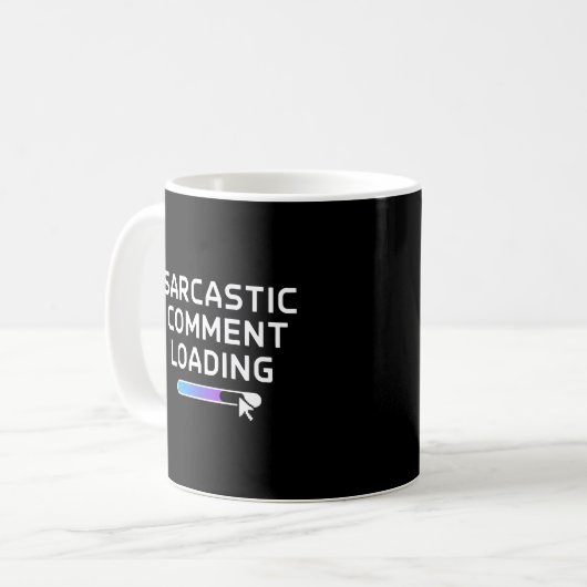 Sarcastic Commit Loading Kaffeetasse (Vorderseite Links)