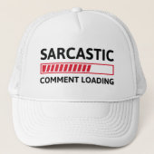 Sarcastic Commit Loading Truckerkappe (Vorderseite)