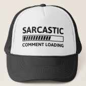 Sarcastic Commit Loading Truckerkappe (Vorderseite)