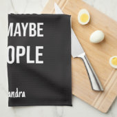 Sarcastic Cooking Gifts Chefs Cooks Personalized Geschirrtuch (Viertel Falte)