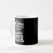 Sarcastic Correction Nurse Geschenk RN Gefängnis N Kaffeetasse (Vorderseite Links)