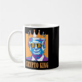 Sarcastic Crypto König Trump Bitcoin Vertrauen auf Kaffeetasse (Links)