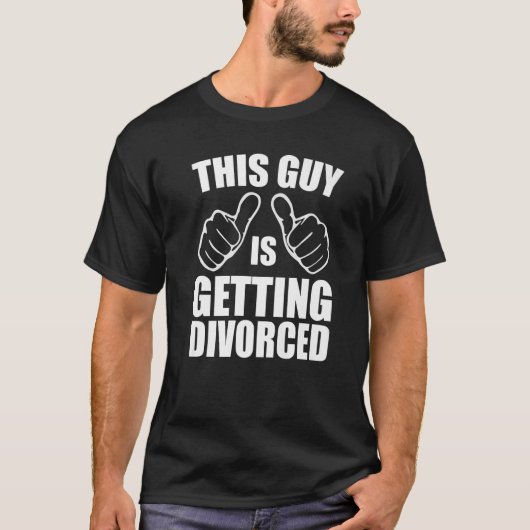 Sarcastic Dieser Typ wird geschieden 1 T-Shirt (Vorderseite)