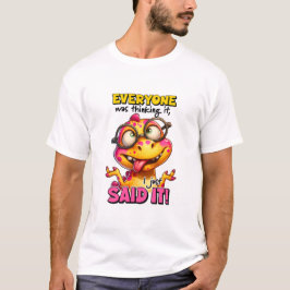 Sarcastic Dinosaurier Alle dachten es T-Shirt