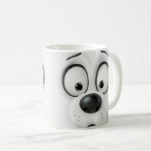Sarcastic Dog Face 3D Kaffeetasse (VorderseiteRechts)