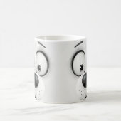 Sarcastic Dog Face 3D Kaffeetasse (Mittel)