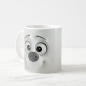 Sarcastic Dog Face 3D Kaffeetasse (Vorderseite Links)