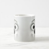 Sarcastic Dog Face 3D Kaffeetasse (Mittel)