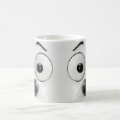 Sarcastic Dog Face 3D Kaffeetasse (Mittel)