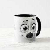 Sarcastic Dog Face Tasse (VorderseiteRechts)