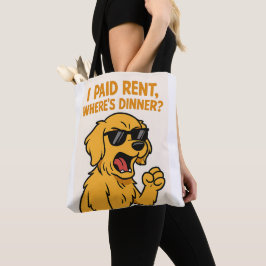 Sarcastic Dog Quote Tasche