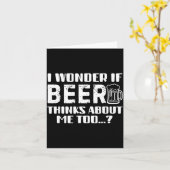 Sarcastic Drinking Funny Beer Day Drinking Beer Qu Karte (Gelbe Blume)