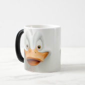 Sarcastic Duck Face 3D Verwandlungstasse (Vorderseite Links)