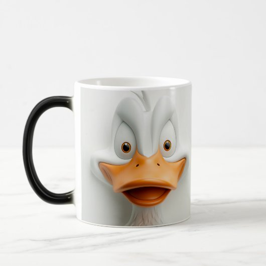 Sarcastic Duck Face 3D Verwandlungstasse (Links)