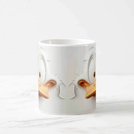 Sarcastic Duck Face 3D Verwandlungstasse (Mittel)