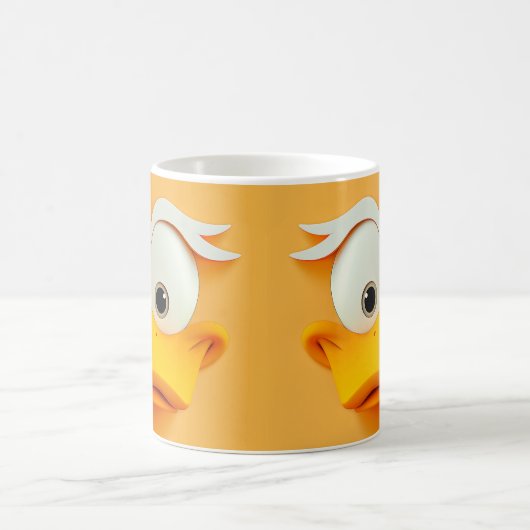 Sarcastic Duck Face 3D Verwandlungstasse (Mittel)
