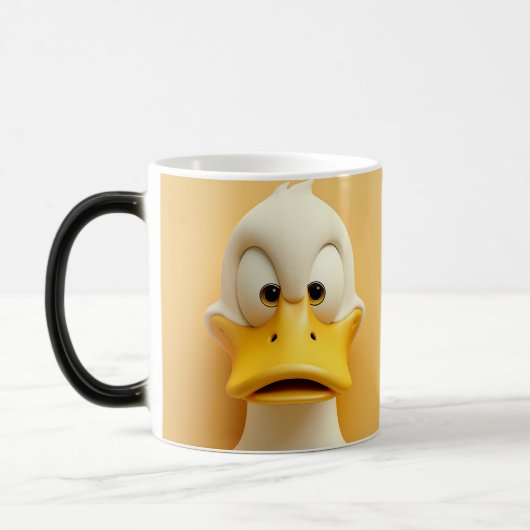 Sarcastic Duck Face 3D Verwandlungstasse (Links)