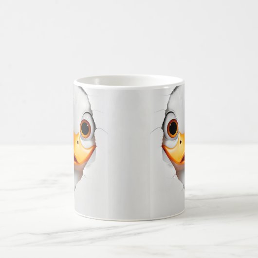 Sarcastic Duck Face 3D Verwandlungstasse (Mittel)