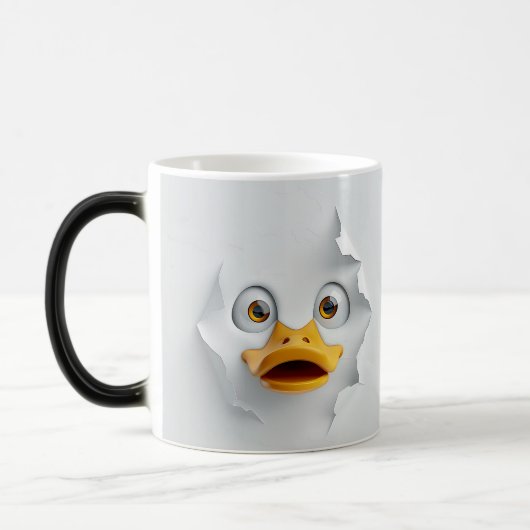 Sarcastic Duck Face 3D Verwandlungstasse (Links)