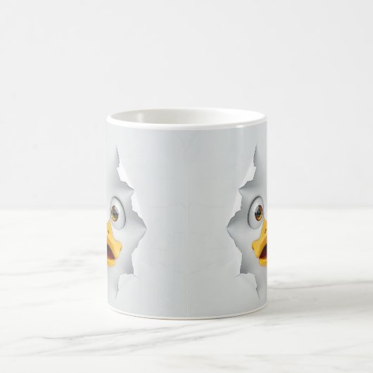 Sarcastic Duck Face 3D Verwandlungstasse (Mittel)