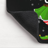 Sarcastic Elf Christmas Family Girls Women Elf Squ Mousepad (Ecke)