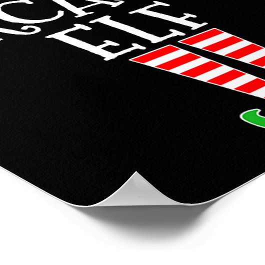 Sarcastic Elf Family Matching Group Christmas Prem Poster (Ecke)