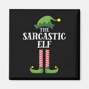 Sarcastic Elf Matching Family Group - Weihnachtsfe Magnet