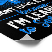 Sarcastic EMS Emergency EMT Student Ich habe keine Poster (Ecke)