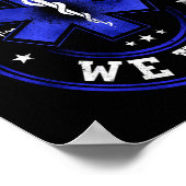 Sarcastic EMT Paramedic EMS Emergency Fall Haul Poster (Ecke)