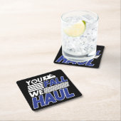 Sarcastic EMT Paramedic EMS Emergency Fall Haul Rechteckiger Pappuntersetzer (Vor Ort)