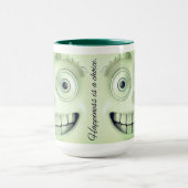 Sarcastic Face 3D Mug Wrap – Happiness is a Choice Tasse (Zentrum)