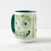 Sarcastic Face 3D Mug Wrap – Happiness is a Choice Tasse (Vorderseite Links)