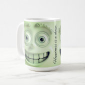 Sarcastic Face 3D Tasse Wrap - Glück ist eine Wahl (Vorderseite Links)